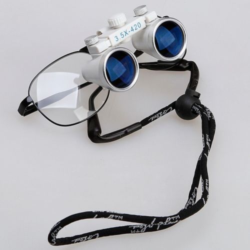 Hot sale dental surgical medical binocular loupes 3.5x420mm optical glass us for sale