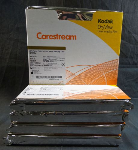 Carestream kodak 1411156 dryview laser imaging film dvm 20x25cm - case of 5 for sale