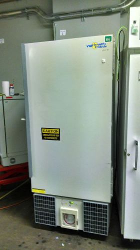 VWR SCIENTIFIC -80 FREEZER. NICE RUNNING CONDITION. ID#9016