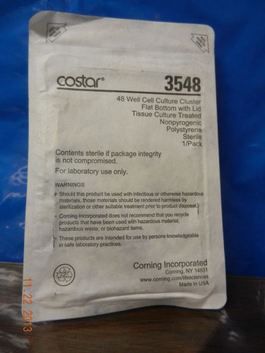 Corning 3548 costar 48 well cell culture cluster 1/pk for sale