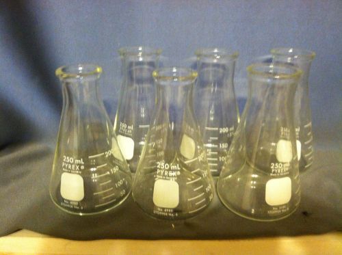 Erlynmyer Flask 250ml Lot Of 6