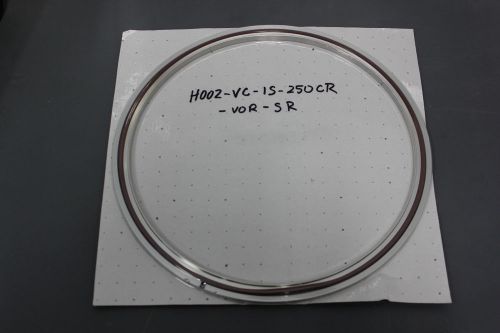 New his high vacuum iso centering ring/spacer viton 10&#034; flange(s20-1-34d for sale