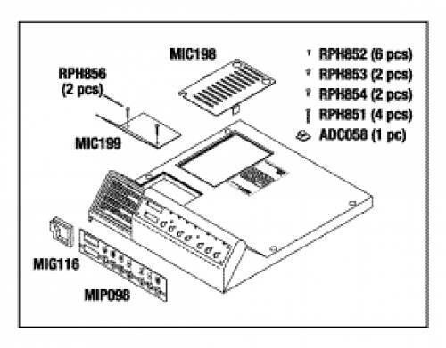 MIDMARK® - RITTER M9 TOP COVER KIT