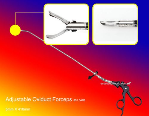 Brand New Adjustable Oviduct Forceps Laparoscopy