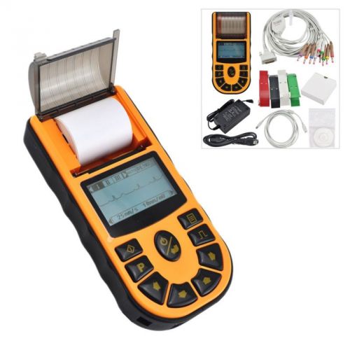 Digital 1-channel Handheld Electrocardiograph ECG/ EKG Machine + PC Software