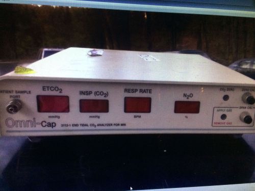 INVIVO OMNI-CAP 3112-1 END TIDAL CO2 ANALYZER FOR MRI OMNI-TRAK MONITOR SYSTEM