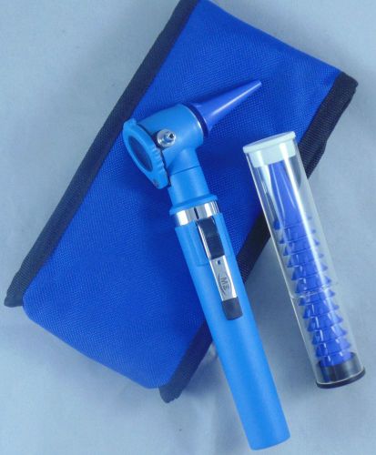 Fiber Optic Otoscope Blue Color (Diagnostic Set) from USA