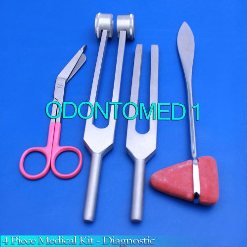 4 piece medical kit - diagnostic emt nursing surgical ems student paramedic for sale