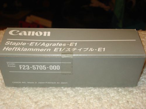 GENUINE CANON E1 STAPLE CARTRIDGE 0251A001[AD] BRAND NEW SEALED F23-5705-000