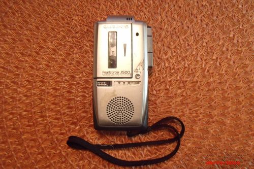 Olympus Pearlcorder J500 Microcassette Recorder.