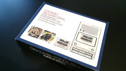 Grundig stenorette 2300 ovp originalverpackung  + garantiekarte for sale