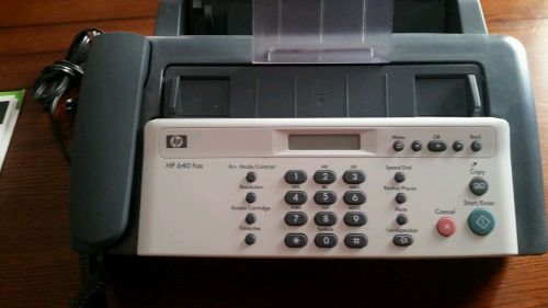 Hp 640 fax machine