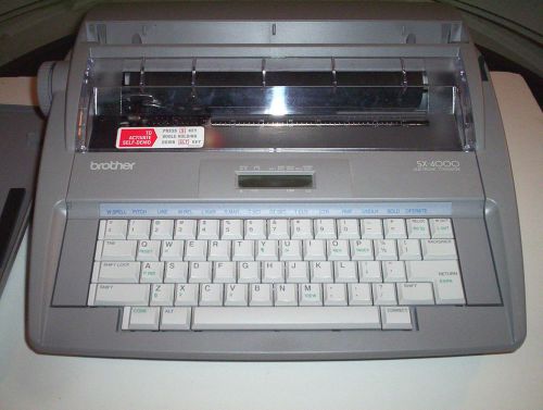 Brother sx 4000 electronic lcd display typewriter with dictionary  + accessories for sale