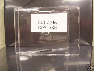 800  BUSINESS  CARD CD CASE w/ CLEAR TRAY - BIZCASE