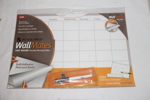 AT-A-GLANCE WallMates Dry-Erase Monthly Month Planning Surface, White, 18&#034; x 12&#034;