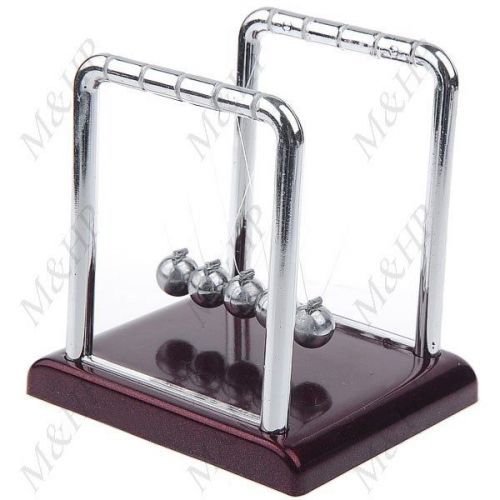 SALE! NEWTON&#039;S CRADLE BALANCE BALLS Science Pendulum Desktop Toy for Home Office