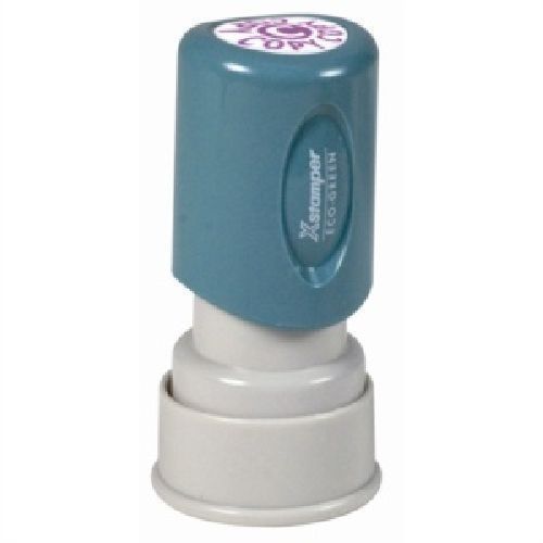 XSTAMPER 11422 5/8&#034; ROUND STAMPER &#034;COPY&#034; BLUE INK