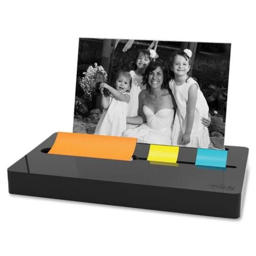 3m Post-it Pop-up Notes Glossy Desk Organizer - Desktop - Black (PH100BK)