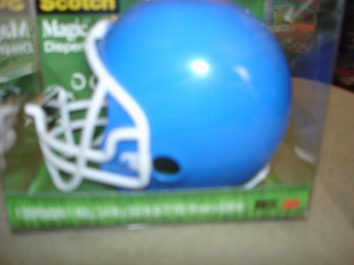 SCOTCH MAGIC TAPE DISPENSER FOOTBALL HELMET BLUE