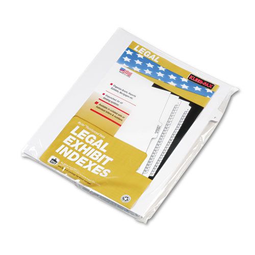 90000 Series Legal Exhibit Index Dividers, 1/26 Cut Tab, Title &#034;F&#034;, 25/Pack