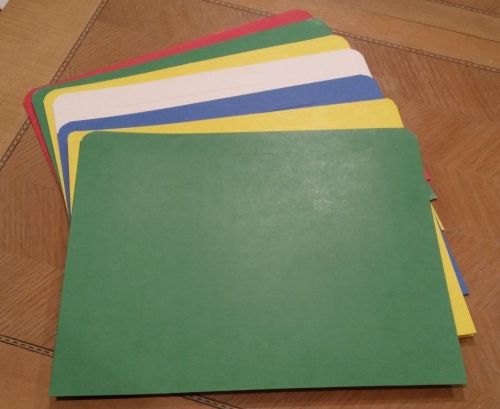 7 Colored Smead File Jacket Folders, Letter Size (Pre-Owned, Never Used)