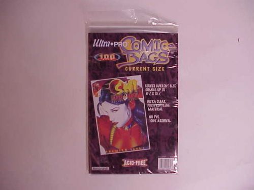 Ultra Pro 7.4&#034; x 10.75&#034; Silver Comic Bags