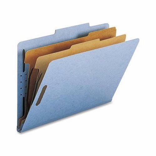 Nature Saver Blue Folders, 2 Dividers, Legal, 10 per Box (NATSP17224)