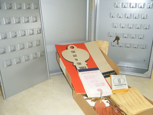 Key Filing Cabinet TelKee 75 Key Hangers Unused