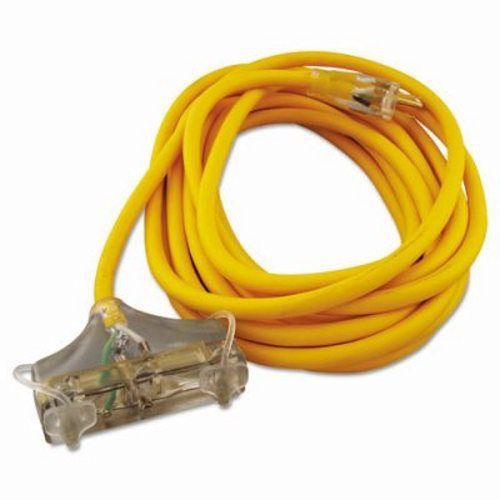Cci polar/solar outdoor extension cord, 25 ft, three outlets, yellow (coc03487) for sale