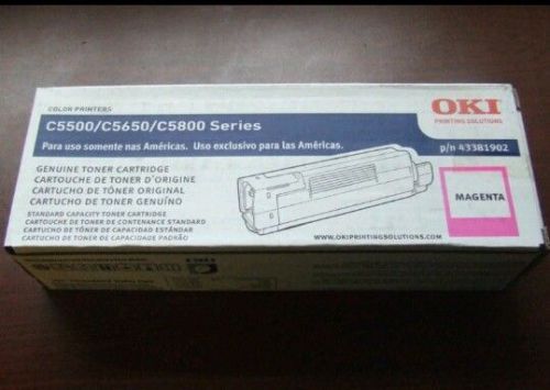 OKI C 5500/C5650/C8500   MAGENTA  TONER CARTRIDGE P/N 43381902