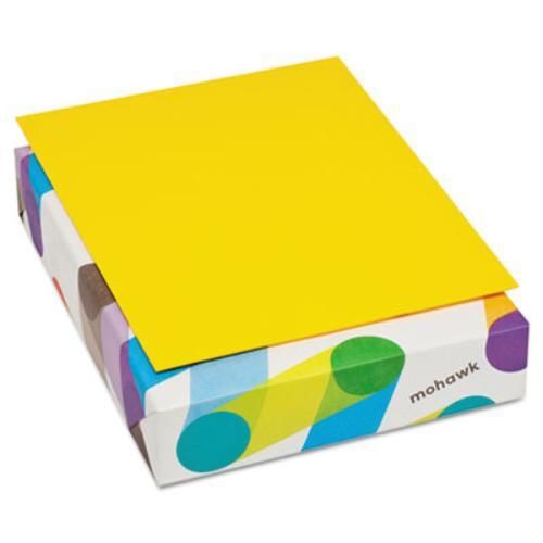 Mohawk 472808 Britehue Multipurpose Colored Paper, 20lb, 8-1/2 X 11, Sun Yellow,