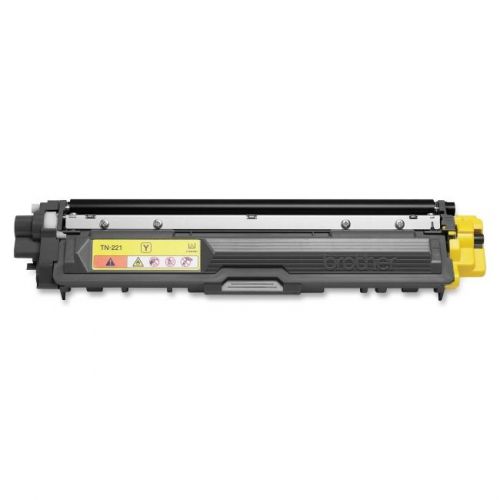 BROTHER INT L (SUPPLIES) TN221Y  STD YELLOW TONER CART