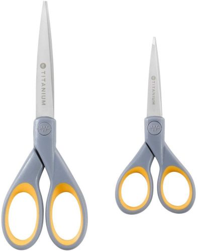 Titanium Bonded Scissors Set 5&#034; 7&#034; Pack Of 2 High-performance Titanium