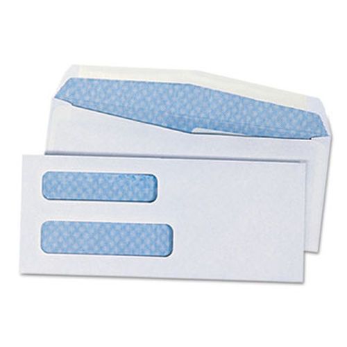 Universal Double Window Business Envelope, #8 5/8, White, 500/Box