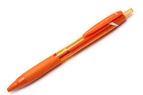 Uni jetstream color series ballpoint pen - 0.7 mm - orange body - orange ink for sale