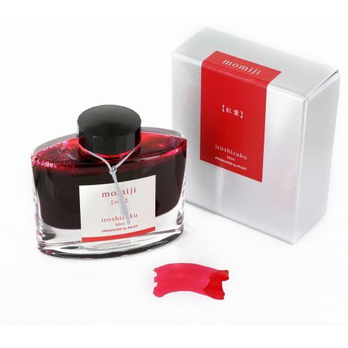 Pilot Iroshizuku Bottled Fountain Pen Ink, Momiji, Autumn Leaves, Red (69208)