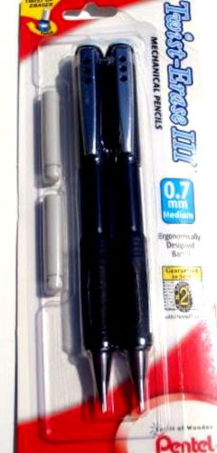 10 PENTEL TWIST ERASE III  .7MM AUTOMATIC PENCILS