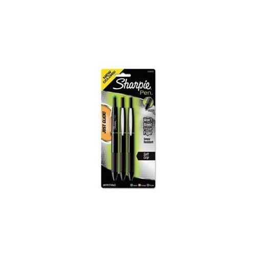 Sharpie Pen Retractable - Fine Point - Fine Pen Point Type - Green, (1763978)