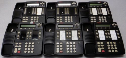 Avaya Magix 4412D+ Black Business Telephone, Lot of 6 No Handsets