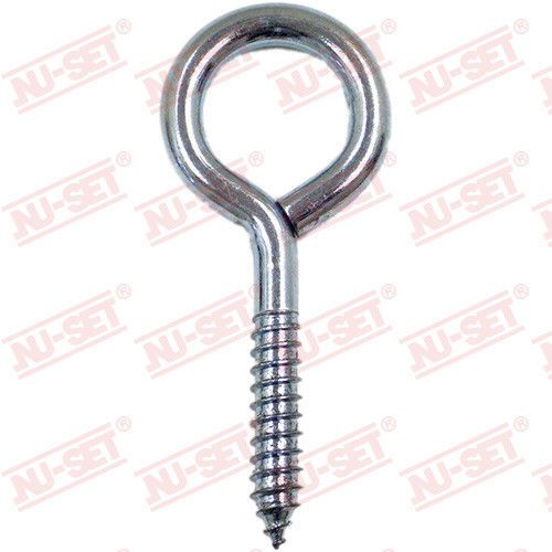 20 Pack NuSet Eye Lag Thread Screw 3/8 &#034; x  4-1/4&#034; Zinc Plated