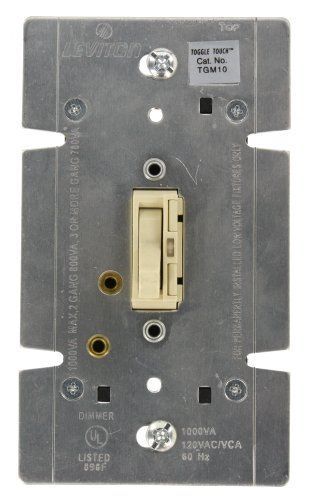 Leviton TGM10-1LI  ToggleTouch Preset Digital 1000VA Magnetic Low Voltage Dimmer