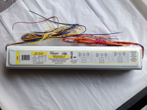 New advance asb-1240-46-bl-tp magnetic sign ballast 6-20ft t12ho lamps 120v for sale