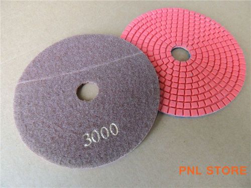 1x 3000 Grit Diamond Polishing Pads 3 inch Wet/Dry Granite Marble Concrete Stone