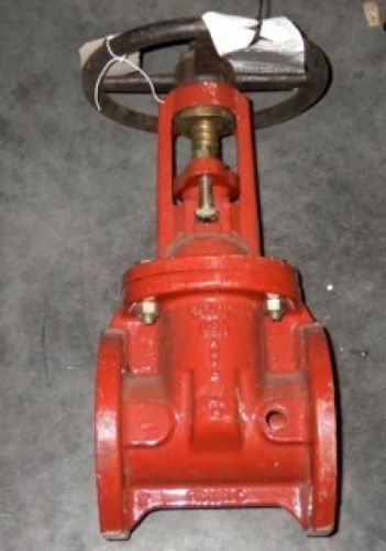 PLUMBING LG. GATE VALVE, C509PR RW 3&#034; FLG OL OS&amp;Y HW WITH TAPPED 1/2&#034; HOLE