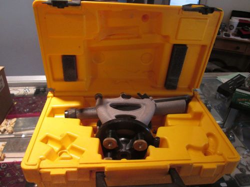 Vintage Berger Line Level Transit, Surveyor Equipment with Case and Plumb EUC!!!