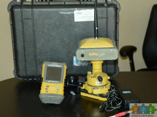 Topcon Hiperlite GLONASS GNSS ROVER BASE  w/ FC100 TopSurv 8 GNSS Hiper Lite