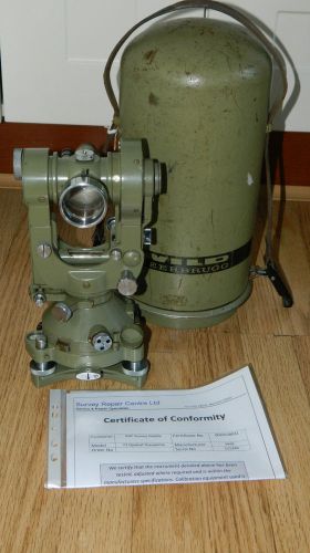 WILD HEERBRUGG THEODOLITE T2  CALIBRATED SURVEYING SURVEYOR