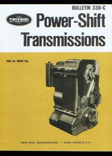1975 Twin Disc, Inc. Power Shift Transmissions 20-page catalog