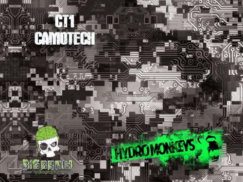 3 meters -10 ft HydroMonkeys Camotech Hydrographics Film US Seller 100 cm