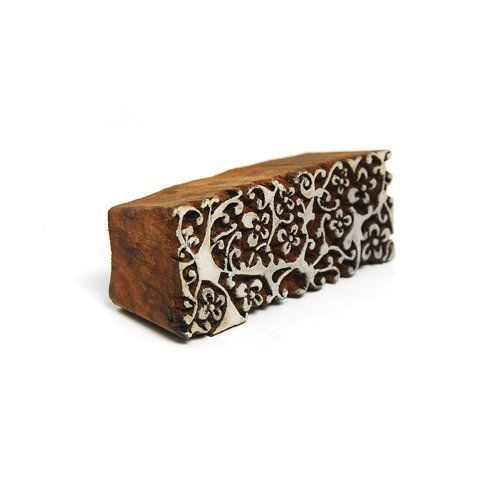 NEW International Arrivals Blockwallah Wooden Stamp, Vines Power